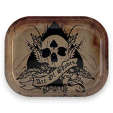 Designer Metal Rolling Trays Tray Super Supplys Inc Design 2