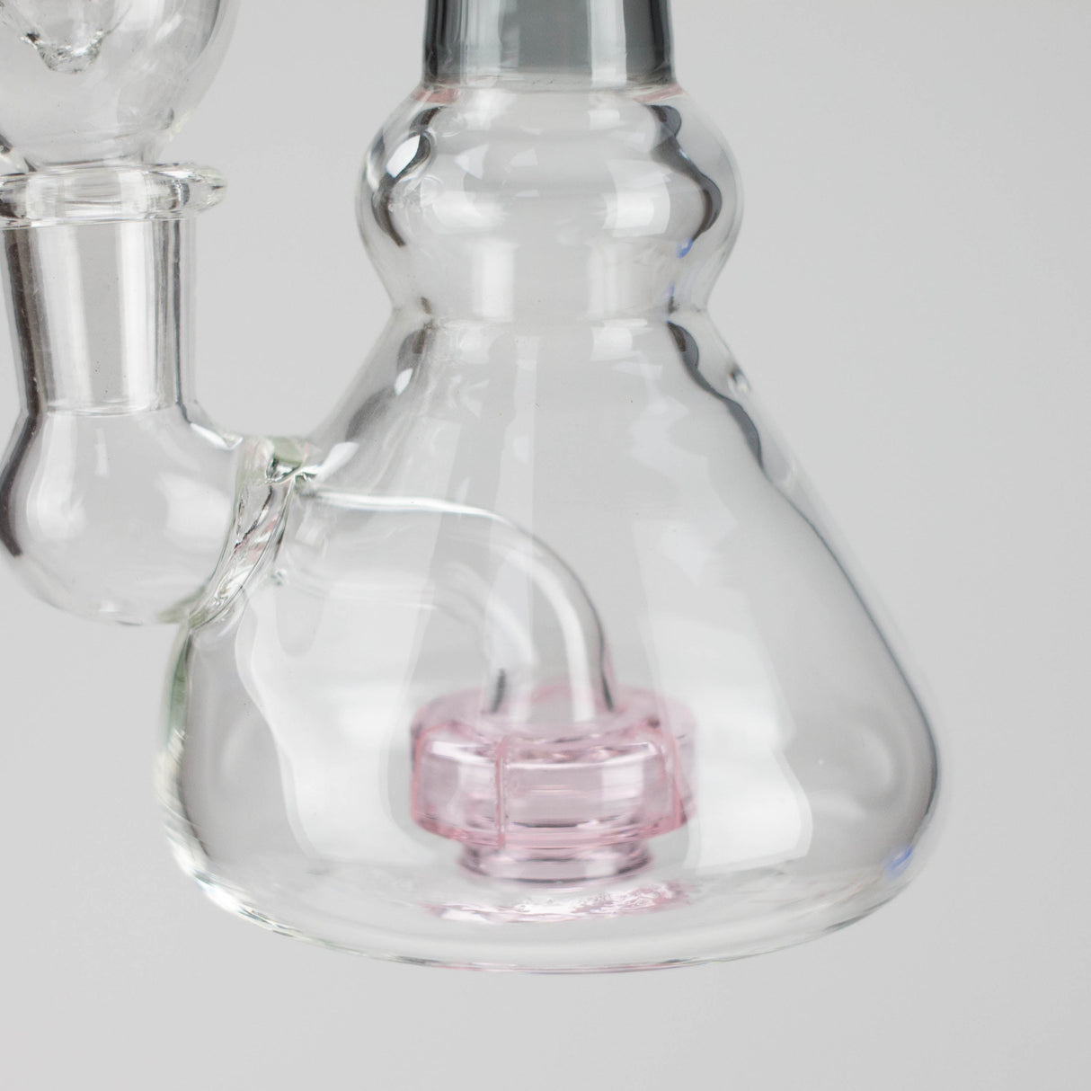 6" Cone difuser assorted bong | 14mm Bowl Joint | Stemless Design