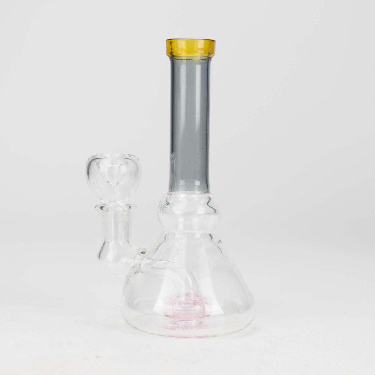 6" Cone difuser assorted bong | 14mm Bowl Joint | Stemless Design