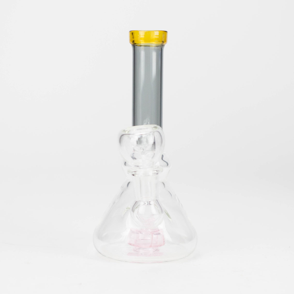 6" Cone difuser assorted bong | 14mm Bowl Joint | Stemless Design