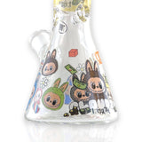 14" 7MM “Cute Monster Crew” Heavy-Duty Beaker Water Pipe Glass Bong Super Supplys Inc