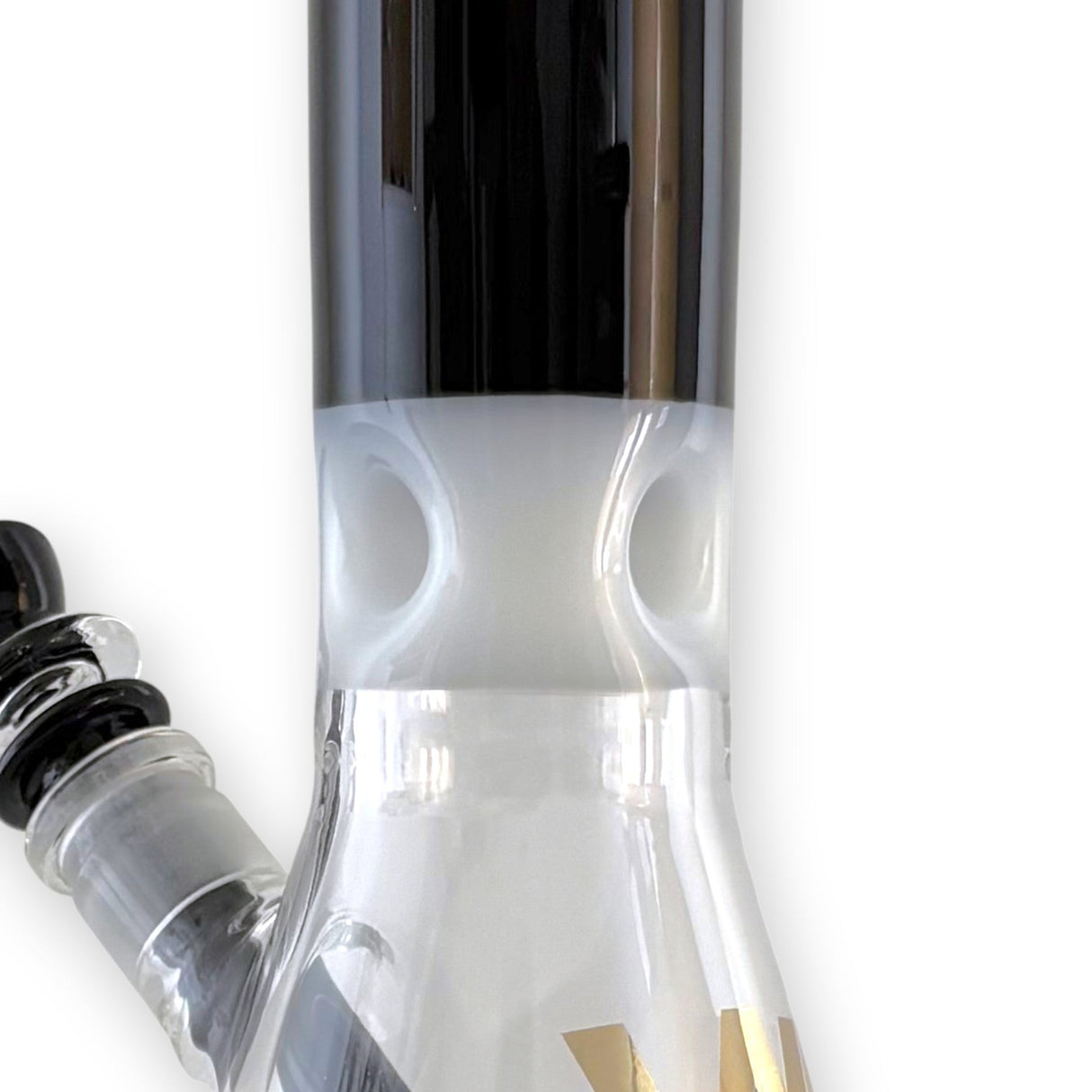 Wellcann | 16" Heavy-Duty 7MM Beaker Water Pipe – Extra Thick Base-Black Glass Bong Super Supplys Inc