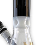 Wellcann | 16" Heavy-Duty 7MM Beaker Water Pipe – Extra Thick Base-Black Glass Bong Super Supplys Inc