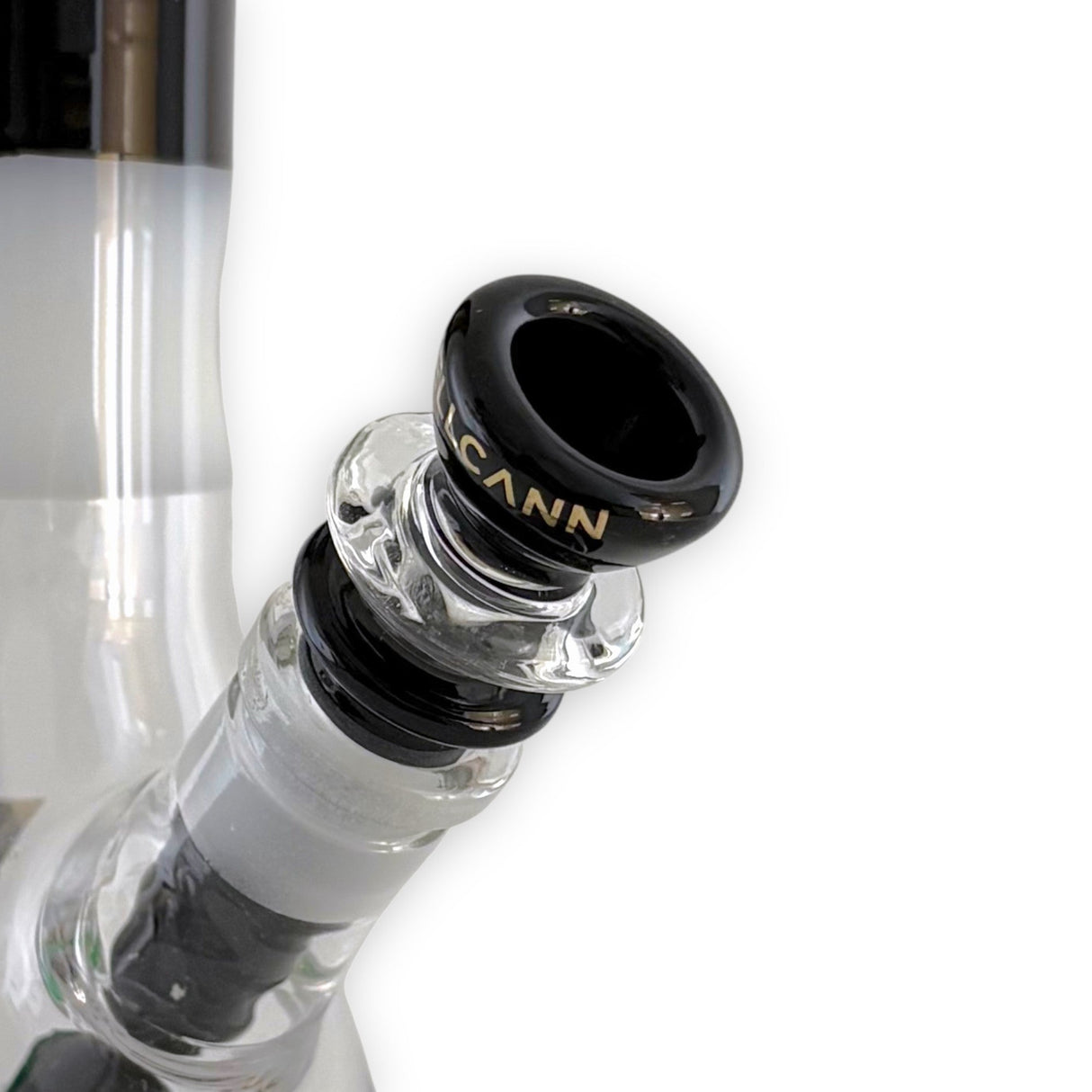 Wellcann | 16" Heavy-Duty 7MM Beaker Water Pipe – Extra Thick Base-Black Glass Bong Super Supplys Inc