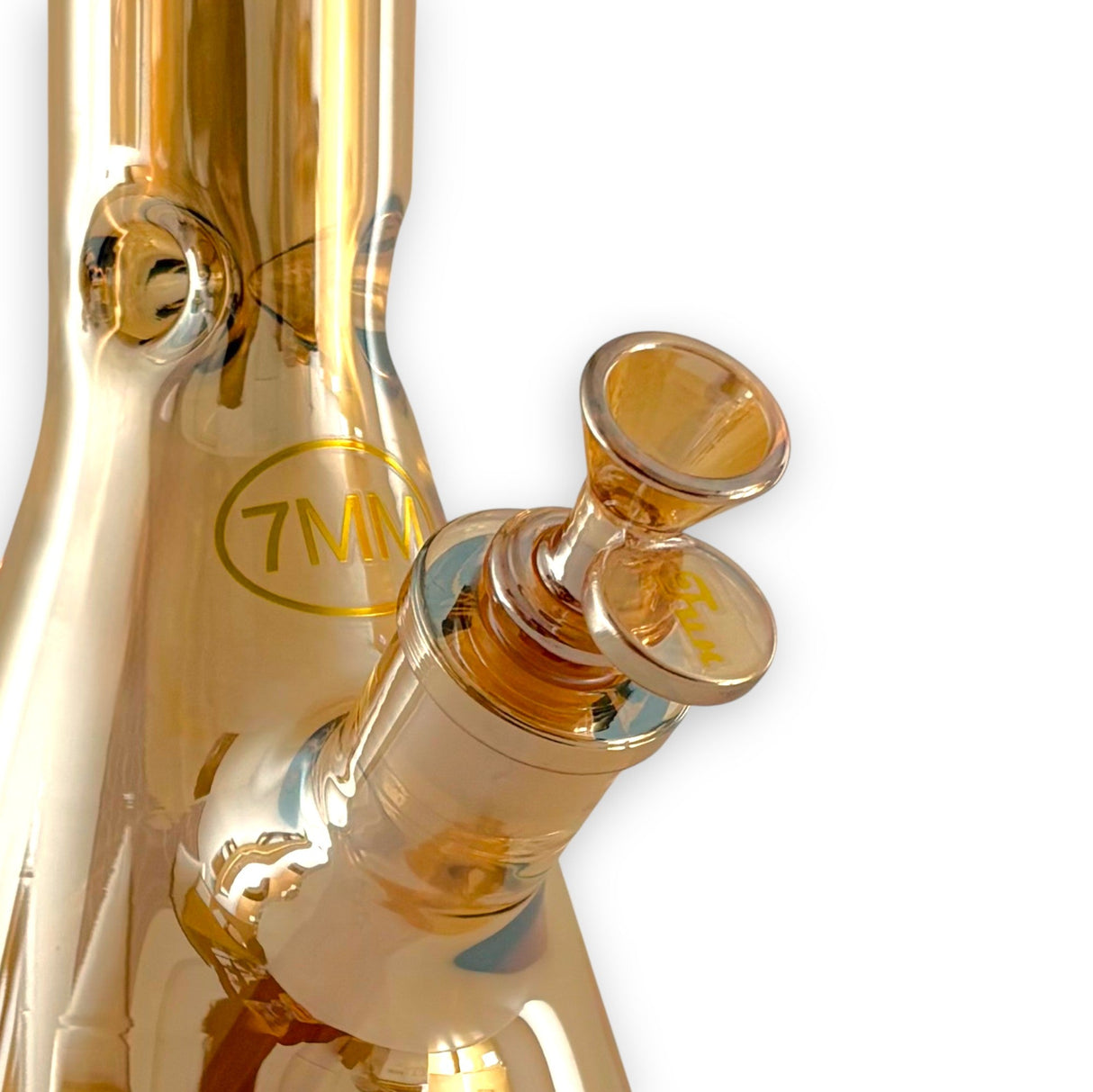 Fortune | 24" Electroplated 7MM Beaker Water Pipe Glass Bong Fortune
