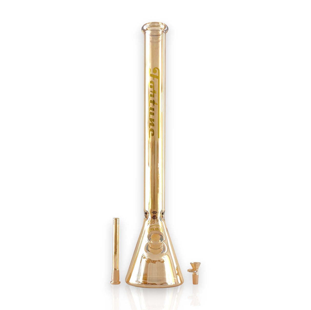 Fortune | 24" Electroplated 7MM Beaker Water Pipe Glass Bong Fortune