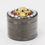 Genie | 4-Part 50mm 3D Grinder with Cubic Zirconia – Box of 6 [GR50] Regular Grinder BB Canada