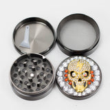 Genie | 4-Part 50mm 3D Grinder with Cubic Zirconia – Box of 6 [GR50] Regular Grinder BB Canada
