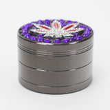 Genie | 4-Part 63mm 3D Decorative Grinder with rhinestones – Box of 6 [GR63] Regular Grinder BB Canada