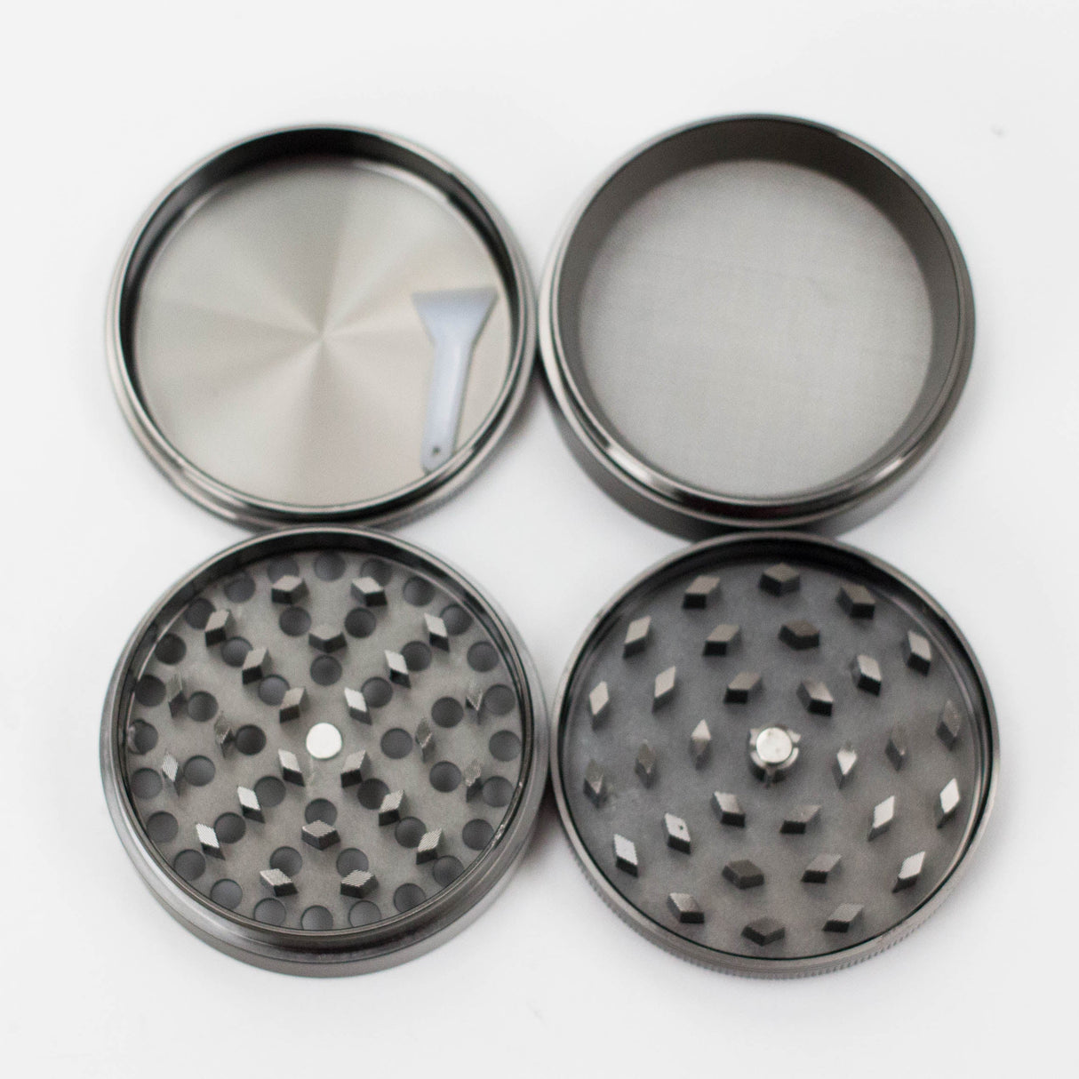 Genie | 4-Part 63mm 3D Decorative Grinder with rhinestones – Box of 6 [GR63] Regular Grinder BB Canada