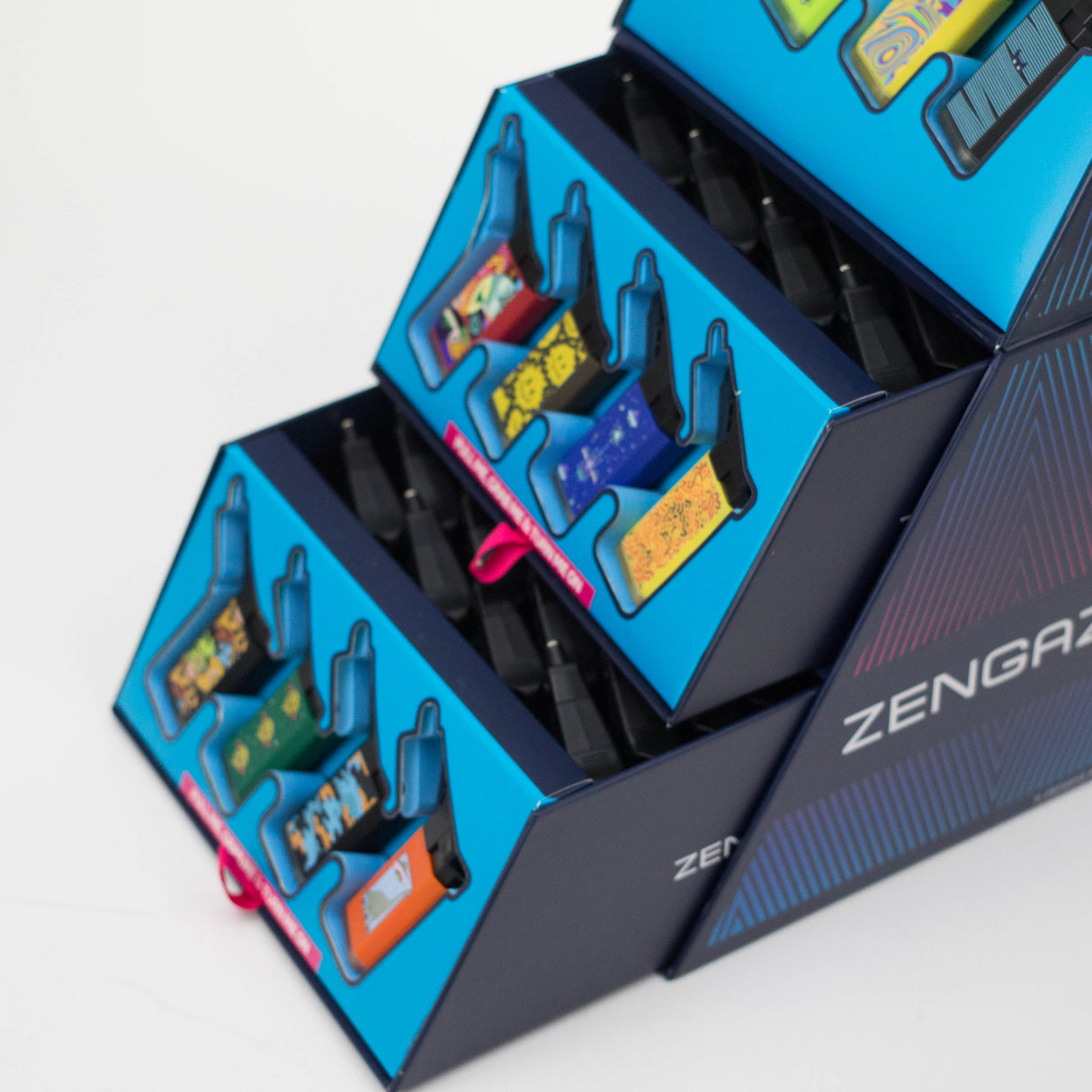 ZENGAZ® | Seven Jet Mixed Design Lighter [ZL-19] Torch BB Canada