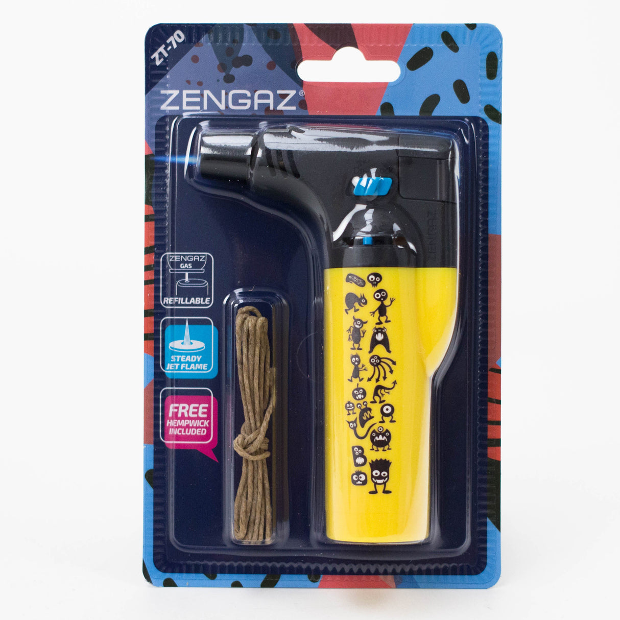 ZENGAZ® | Torch Lighter with Wick – Box of 12 [ZT-70] Torch BB Canada