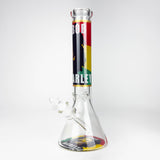 14" BM Design Glass Bong – 7mm Thick with Ice Catcher Glass Bong 777 Smoke