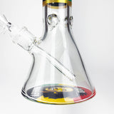 14" BM Design Glass Bong – 7mm Thick with Ice Catcher Glass Bong 777 Smoke