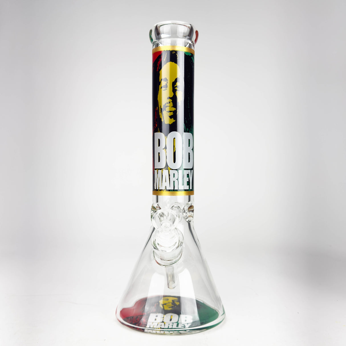 14" BM Design Glass Bong – 7mm Thick with Ice Catcher Glass Bong 777 Smoke Design2