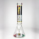 14" BM Design Glass Bong – 7mm Thick with Ice Catcher Glass Bong 777 Smoke Design2
