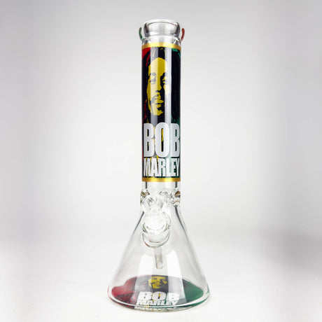 14" BM Design Glass Bong – 7mm Thick with Ice Catcher Glass Bong 777 Smoke Design2