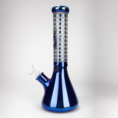 14" Eye Design Glass Bong – 7mm Thick with Ice Catcher Glass Bong 777 Smoke