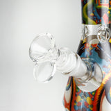 10″ Eyes Design Glass Beaker Water Pipe Glass Bong 777 Smoke