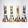 10″ Eyes Design Glass Beaker Water Pipe Glass Bong 777 Smoke