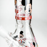 10" Carton Duck Design Glass Beaker Bong Glass Bong 777 Smoke