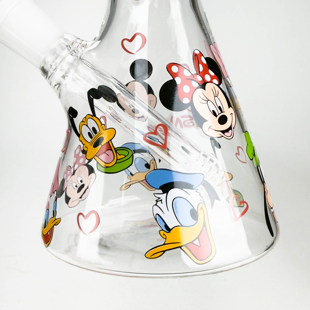 10" Carton Duck Design Glass Beaker Bong Glass Bong 777 Smoke