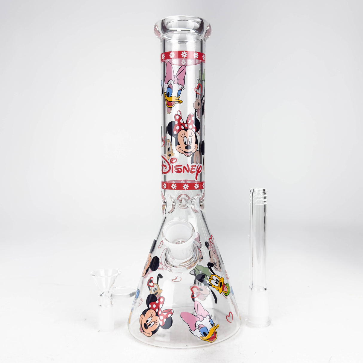 10" Carton Duck Design Glass Beaker Bong Glass Bong 777 Smoke