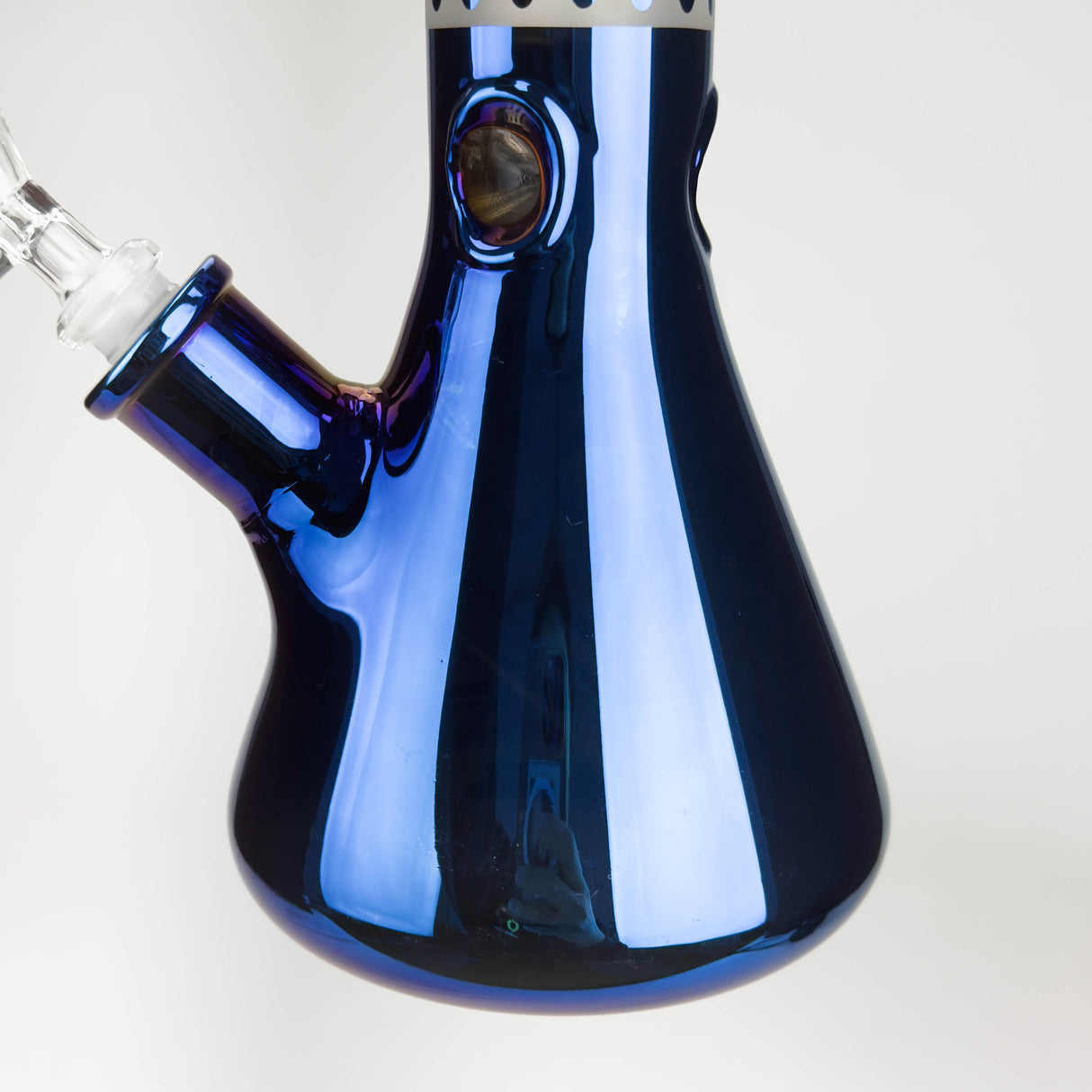 14" Eye Design Glass Bong – 7mm Thick with Ice Catcher Glass Bong 777 Smoke