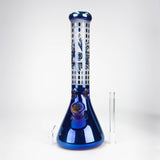 14" Eye Design Glass Bong – 7mm Thick with Ice Catcher Glass Bong 777 Smoke