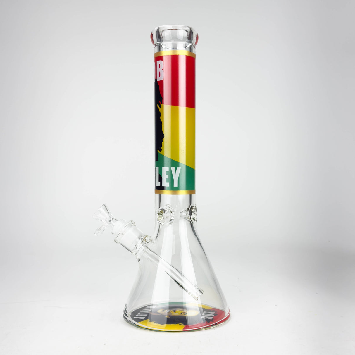 14" BM Design Glass Bong – 7mm Thick with Ice Catcher Glass Bong 777 Smoke