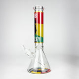 14" BM Design Glass Bong – 7mm Thick with Ice Catcher Glass Bong 777 Smoke