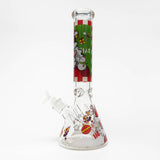 14" Holiday Series 7mm Thick Glass Water Bong – Glow in the Dark Glass Bong LEHIGH WHOLESALE