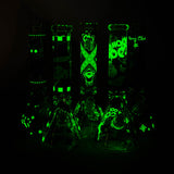 14" Holiday Series 7mm Thick Glass Water Bong – Glow in the Dark Glass Bong LEHIGH WHOLESALE