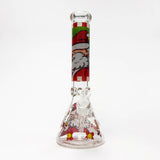 14" Holiday Series 7mm Thick Glass Water Bong – Glow in the Dark Glass Bong LEHIGH WHOLESALE