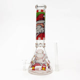 14" Holiday Series 7mm Thick Glass Water Bong – Glow in the Dark Glass Bong LEHIGH WHOLESALE