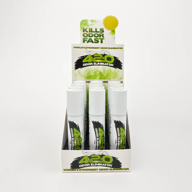 420 ODOR ELIMINATOR™ | 420 CLEAN GREEN SPRAY – Box of 12 (1 oz) Odour Eliminator Spray LEHIGH WHOLESALE