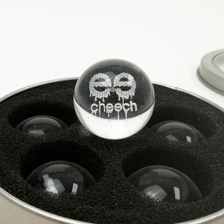 Cheech | Carb Cap Marble Gift Set Tin Cap · Dabber · Insert · Clip · Nail Smoking Cat Distribution