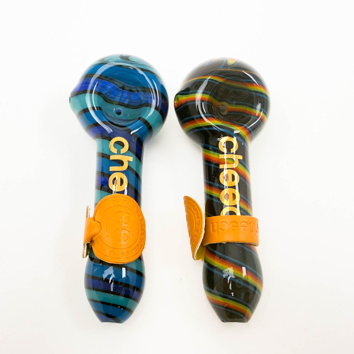 Cheech | 4" Wig Wag Hand Pipe – Assorted Colours Glass Pipe Smoking Cat Distribution