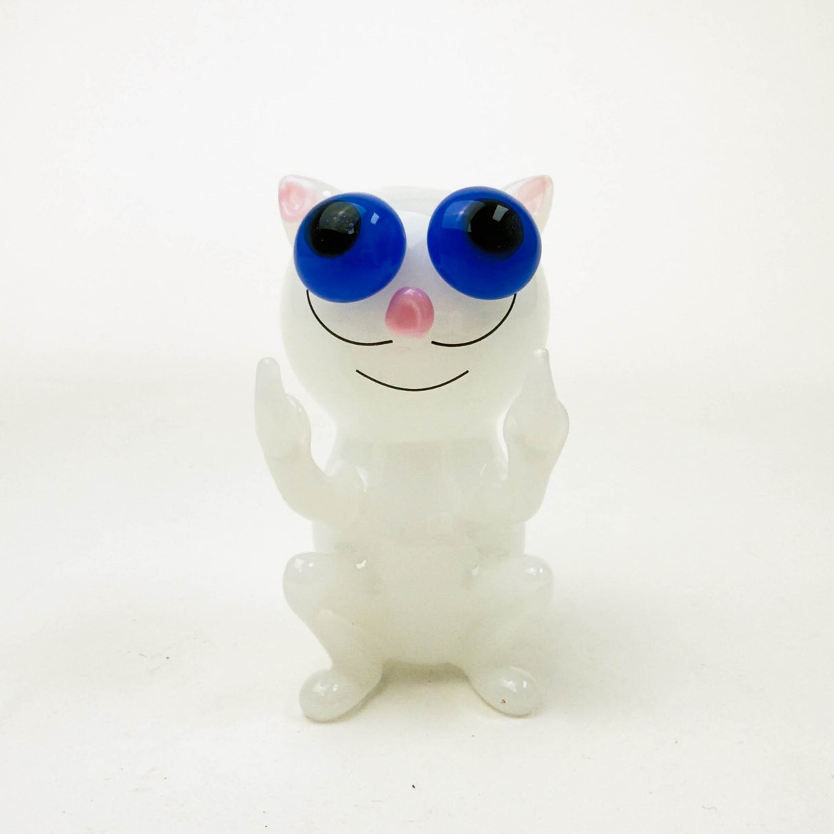 Cheech | 3.5" Sassy Cat Attack Hand Pipe [PIPE-168] Glass Pipe Smoking Cat Distribution