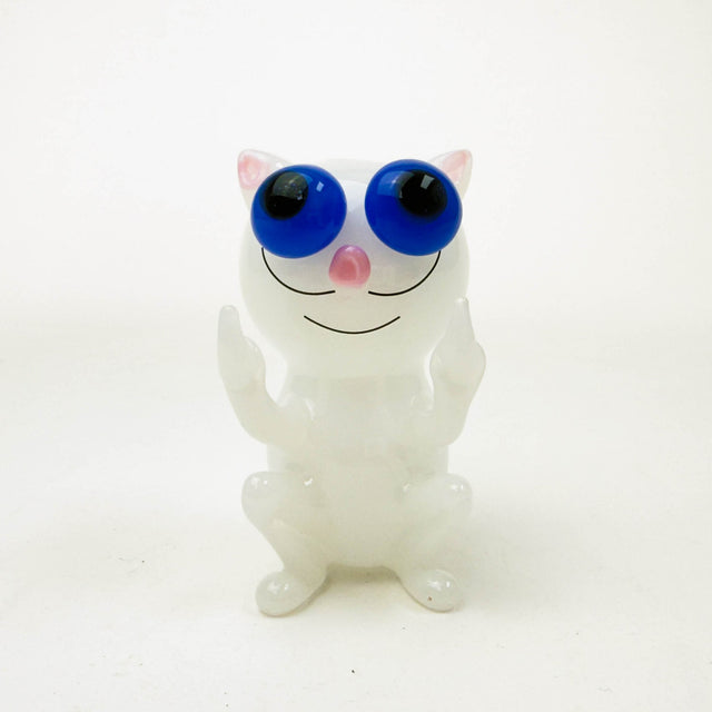 Cheech | 3.5" Sassy Cat Attack Hand Pipe [PIPE-168] Glass Pipe Smoking Cat Distribution