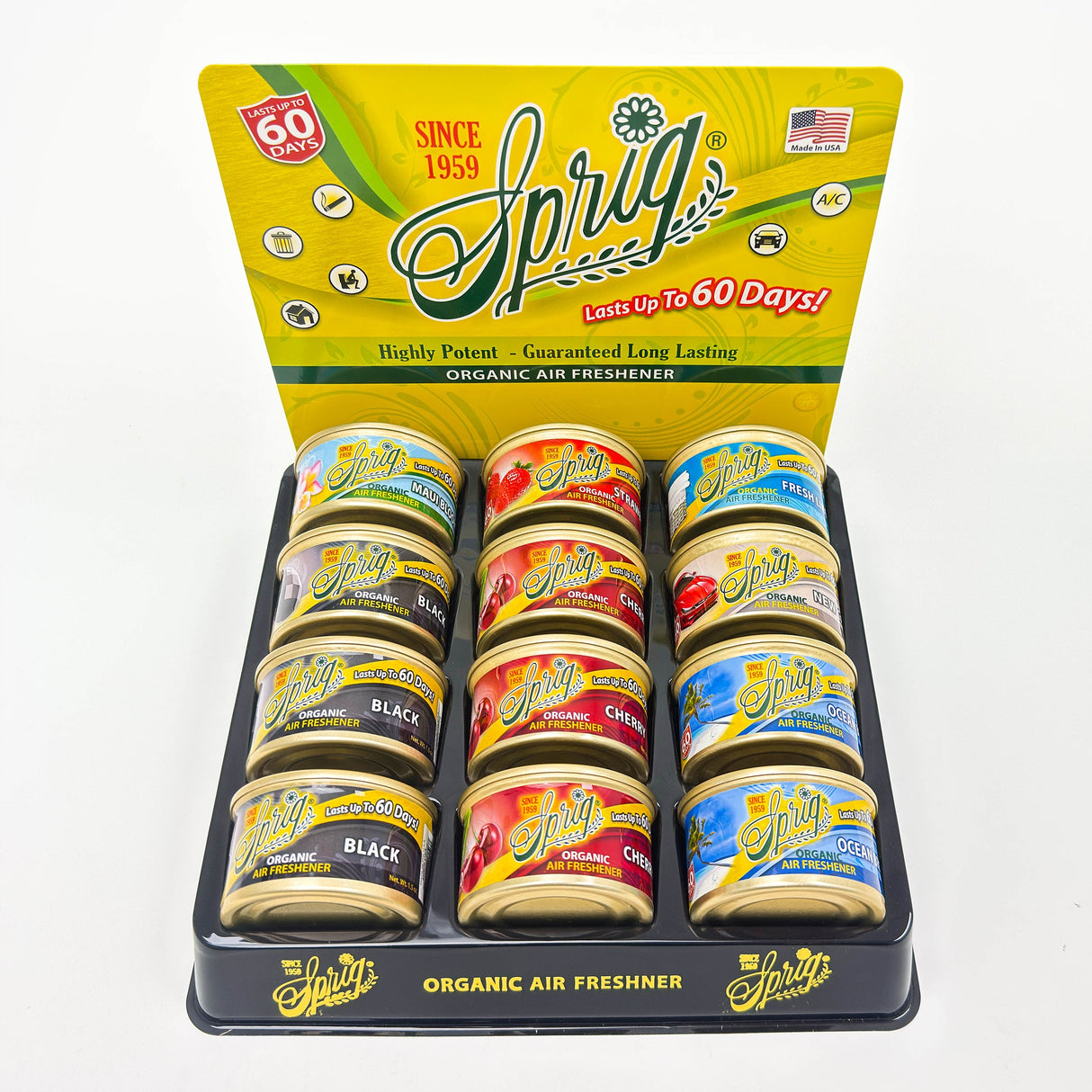 SPRING® | AIR FRESHENER GEL CAN – Box of 12 Air Freshener LEHIGH WHOLESALE