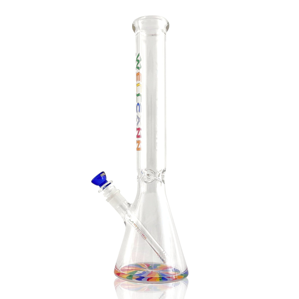 Wellcann | HeavyShield 17" Premium Beaker Bong – 7mm Thick Glass Reinforced Base Glass Bong Super Supplys Inc