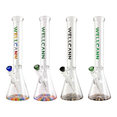Wellcann | HeavyShield 17" Premium Beaker Bong – 7mm Thick Glass Reinforced Base Glass Bong Super Supplys Inc