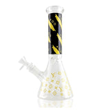 10" LuxePrint Beaker Bong Collection – 4mm Thick Glass Glass Bong Super Supplys Inc