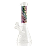 10" LuxePrint Beaker Bong Collection – 4mm Thick Glass Glass Bong Super Supplys Inc Design D