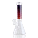 10" LuxePrint Beaker Bong Collection – 4mm Thick Glass Glass Bong Super Supplys Inc Design B