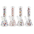 10" Psychedelic Shroomscape Beaker Bong – 4mm Thick Glass Glass Bong Super Supplys Inc