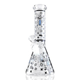 10" Animated Art Beaker Bong Series – 4mm Thick Glass Glass Bong Super Supplys Inc Black