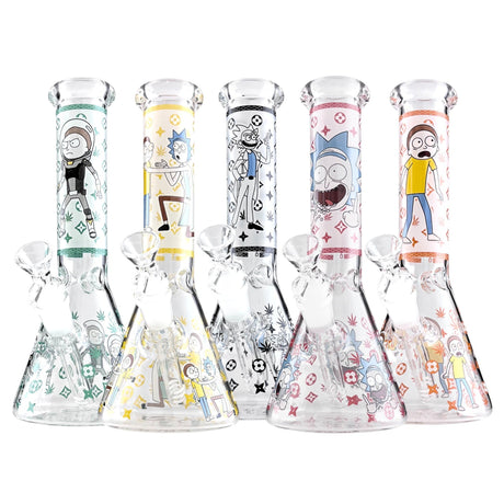 10" Animated Art Beaker Bong Series – 4mm Thick Glass Glass Bong Super Supplys Inc