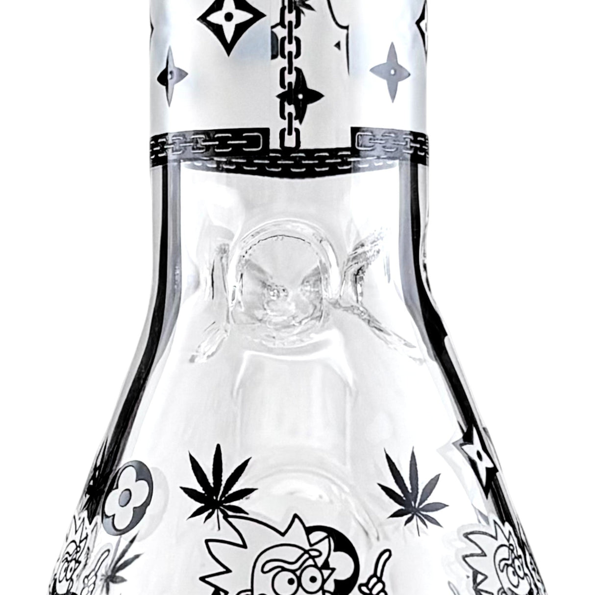 10" Animated Art Beaker Bong Series – 4mm Thick Glass Glass Bong Super Supplys Inc